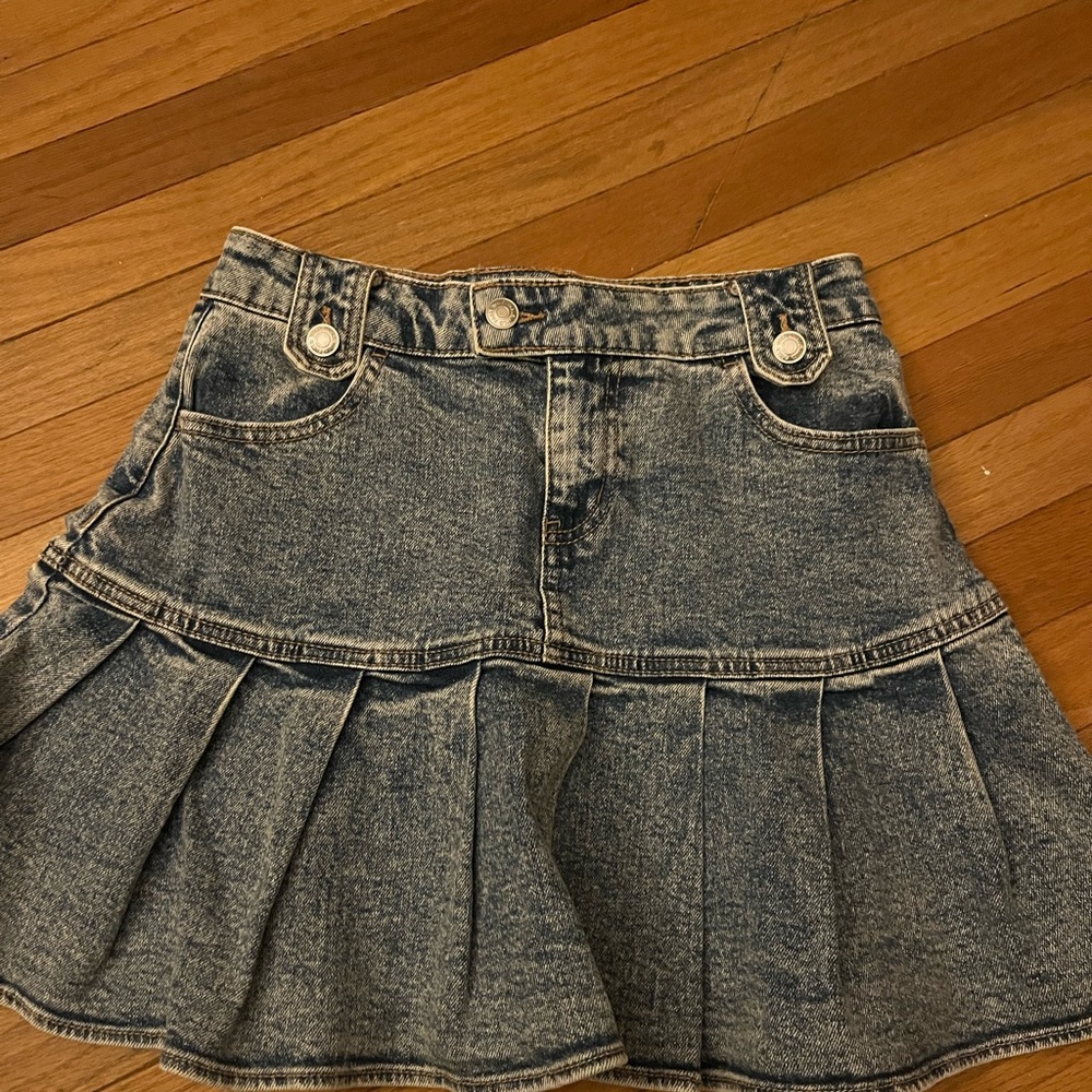 Chic Blue Denim Mini Skirt